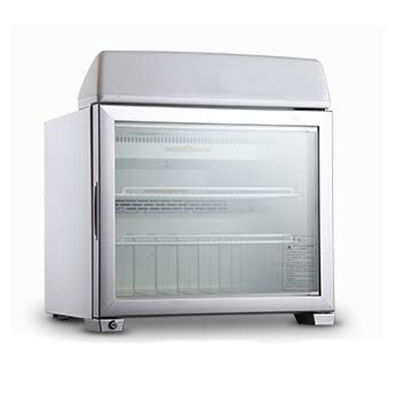 congélateur en verre commercial R134a R600a de porte de crème glacée 49L