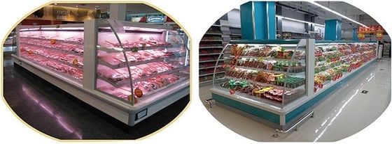 Multidecks Semi-verticaux de vitrine de gâteau de cas de Grab&amp;Go pour le dessert de gâteau de tarte