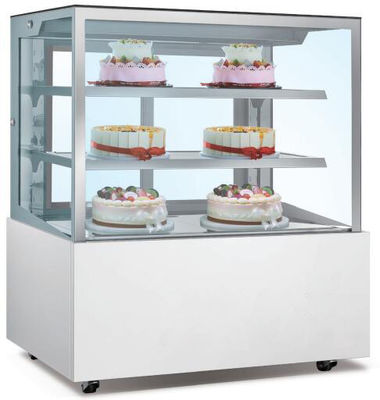 Vitrine réfrigérée refroidie par air de gâteau de vitrine de boulangerie de partie supérieure du comptoir
