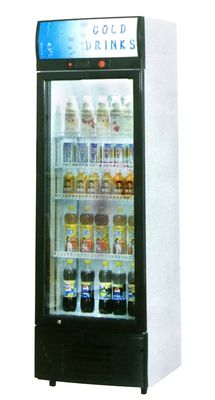 Refroidisseur droit de porte simple de boisson de R134a avec de l'air d'auvent refroidi