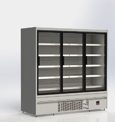 Porte en verre droite 220V/50HZ du refroidisseur 2/3/4 de porte du supermarché R290