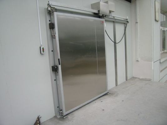 La porte coulissante électrique manuelle a articulé la promenade de porte dans la promenade de refroidissement commerciale de basse température de congélateur dans le refroidisseur