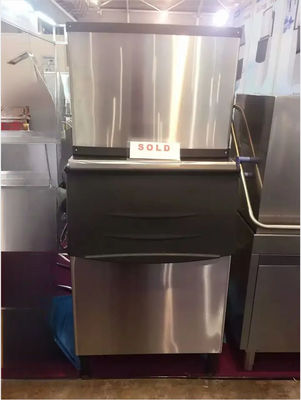 455kg CE semi Crystal Cube Ice Maker Commercial dans le magasin de sashimi de fruits de mer de thé de lait de barre