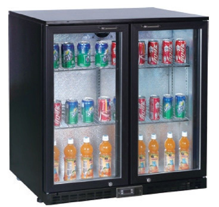 Barre arrière sous contre- la porte en verre du refroidisseur 2 avec la porte 208L de serrure et d'oscillation