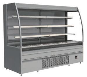 Vitrine réfrigérée semi verticale de gâteau de la vitrine de gâteau 375L Multidecks